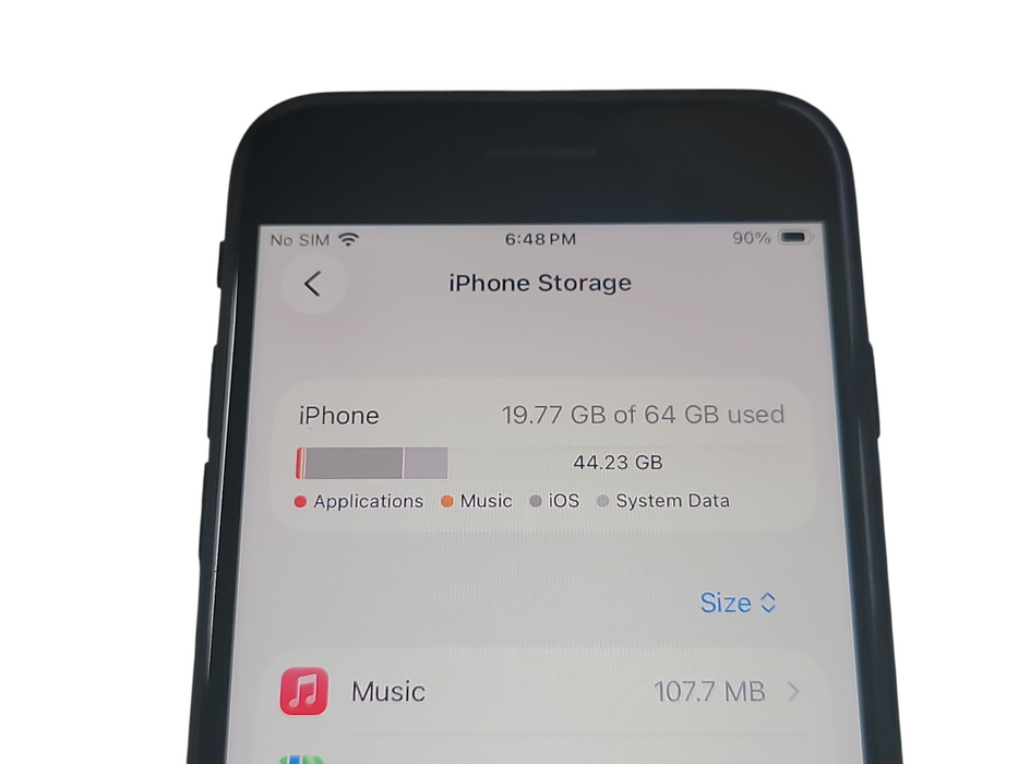 Apple iPhone SE 3 - 64GB - Midnight [A2595] (