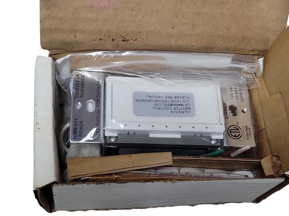 Open-Box Crestron CLW-DELVEX-P-W-S Cameo In-Wall Dimmer White _