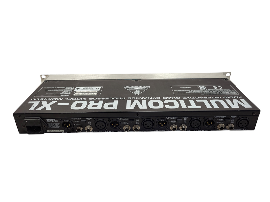 Behringer Multicom Pro-XL MDX 4600 Audio Interactive Quad Dynamics Processo $