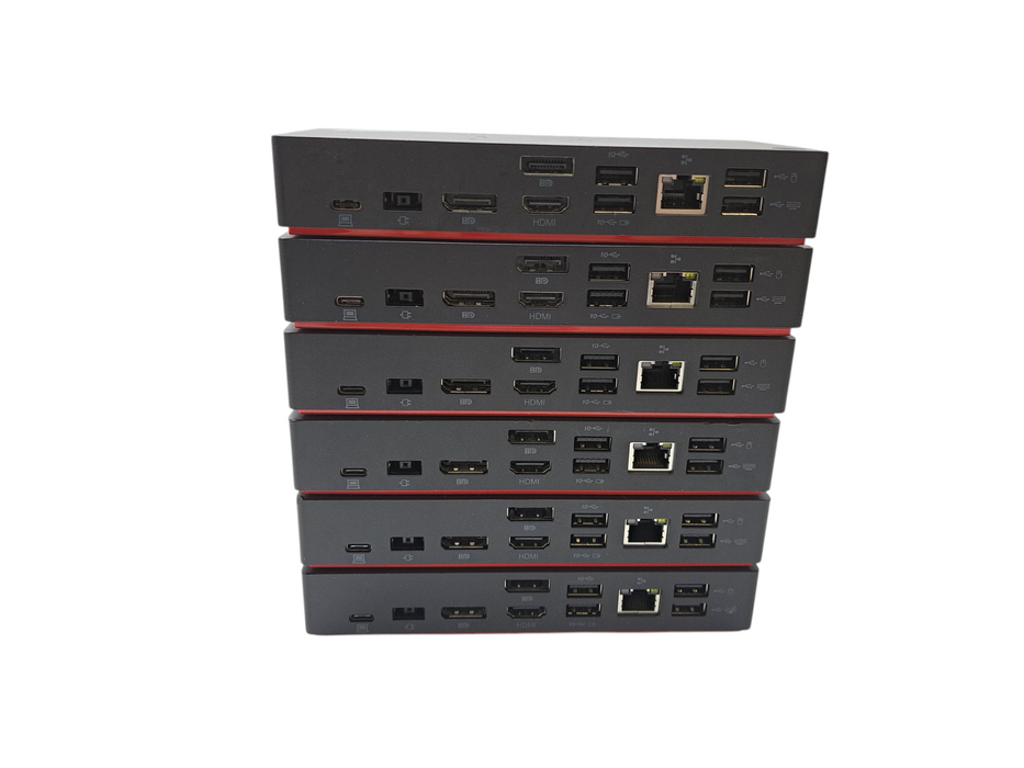 Lot of 6x Lenovo ThinkPad USB-C Dock Gen 2 Docking Stations | LDC-G2 )