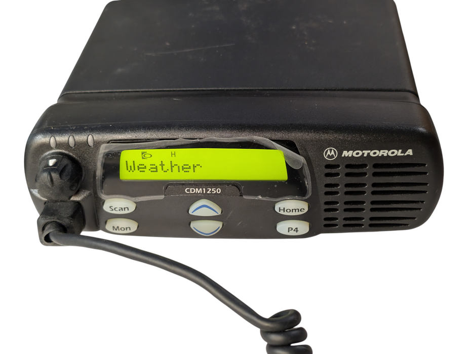 Motorola CDM1250 VHF AAM25KHD9AA2AN 136-174MHz 25W Mobile Radio  -