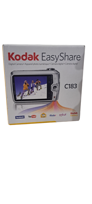 Kodak EasyShare C183 Digital Camera 14MP 3x Optical Zoom Red Silver