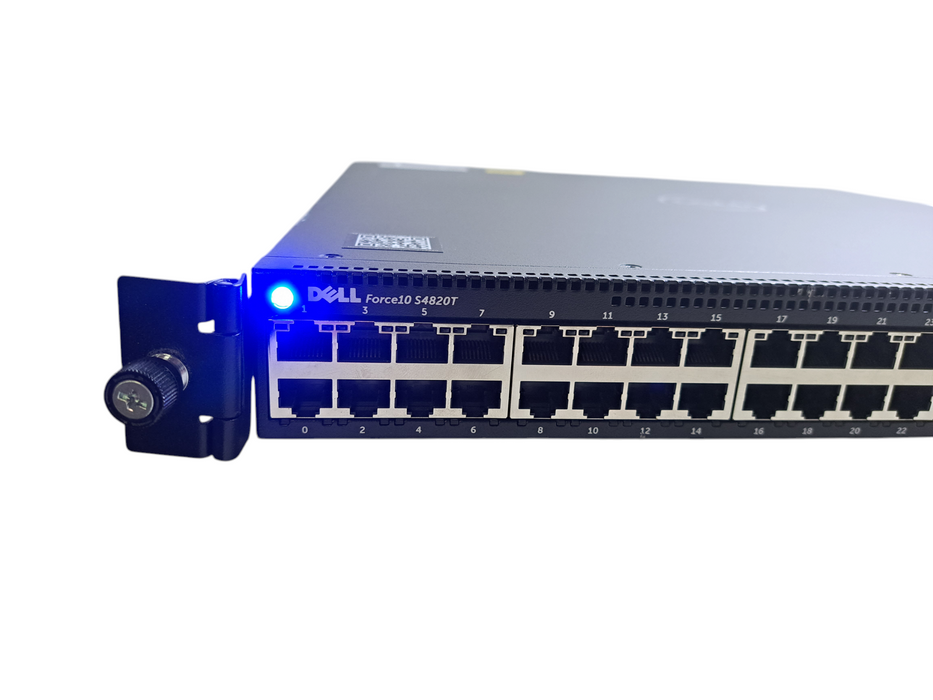 Dell Force10 S4820T 48-Port 10G-RJ45, 4x 40G QSFP Managed Switch | 1x PSU )