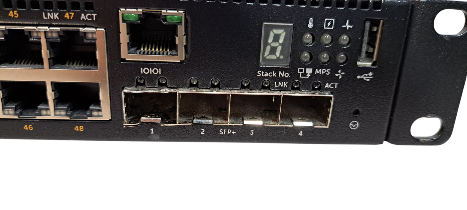 Dell N1548P, 48-Port Gigabit PoE+ 4x 10G SFP+ Managed Switch