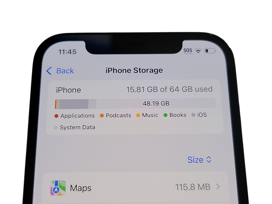 Apple iPhone 12 - 64GB - Midnight [A2402] (