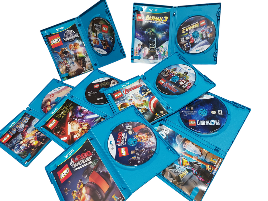 Bundle of 10 Nintendo Wii U Games See Pictures List Lego Games