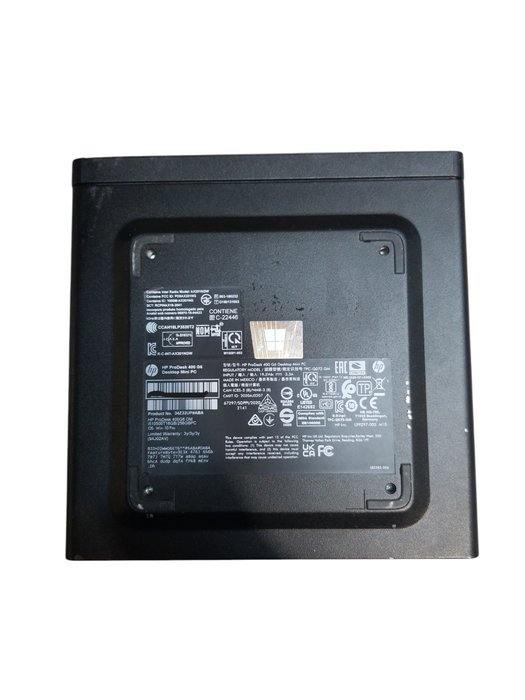 HP ProDesk 400 G6 Mini Pc Intel i5-10500T CPU 2.30GHz 8GB RAM - No HDD 65W Q