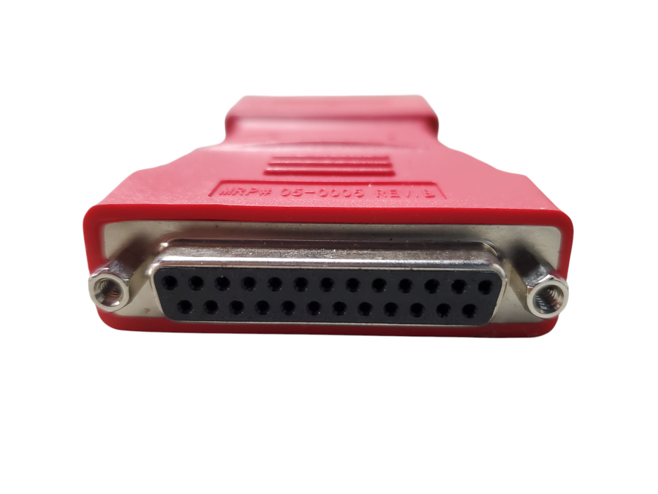 DB25 TO 12 PIN RED AUTOMOTIVE DIAGNOSTIC ADAPTOR