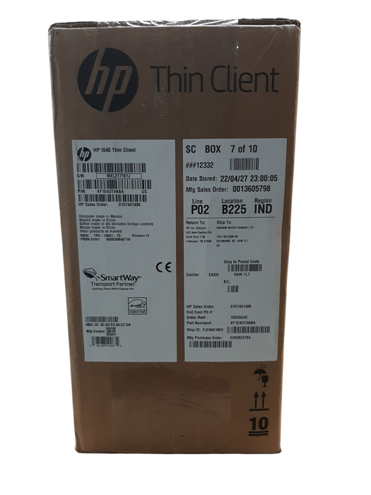 HP T540 Thin Client Bundle 4Y1E4UT, AMD R1305G @1.5GH, 8GB RAM, 64GB Storage Q