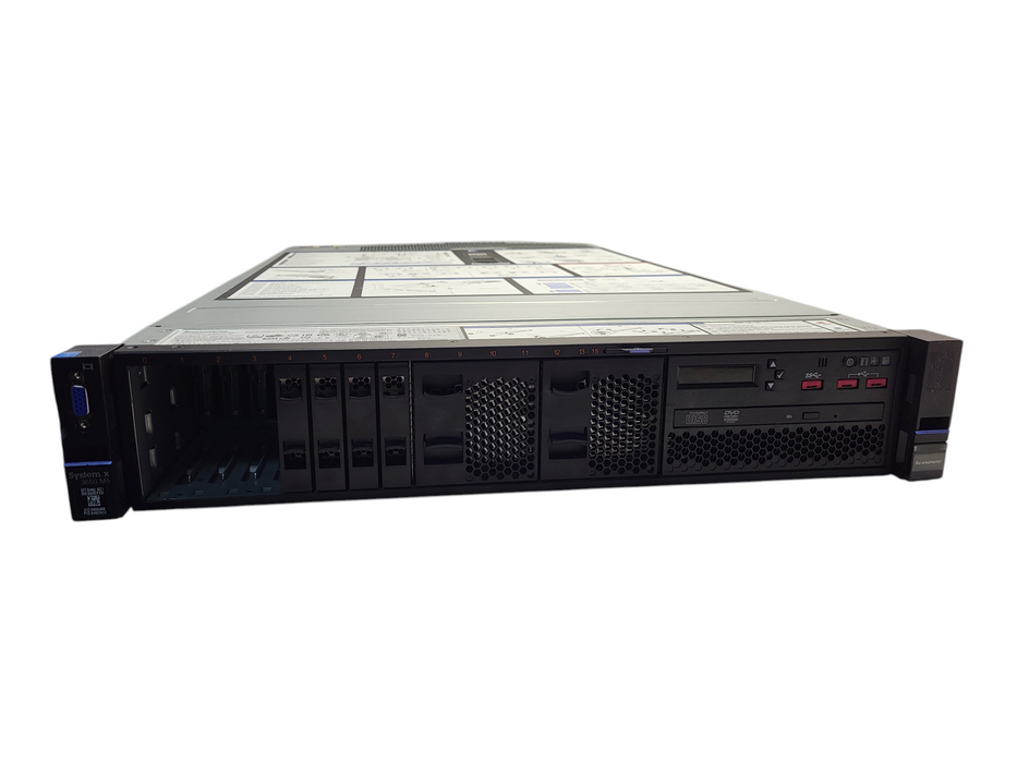 Lenovo x3650 M5 2U 8x 2.5" | Xeon E5-2680 v3 @2.50GHz 16GB DDR4, M5210 $