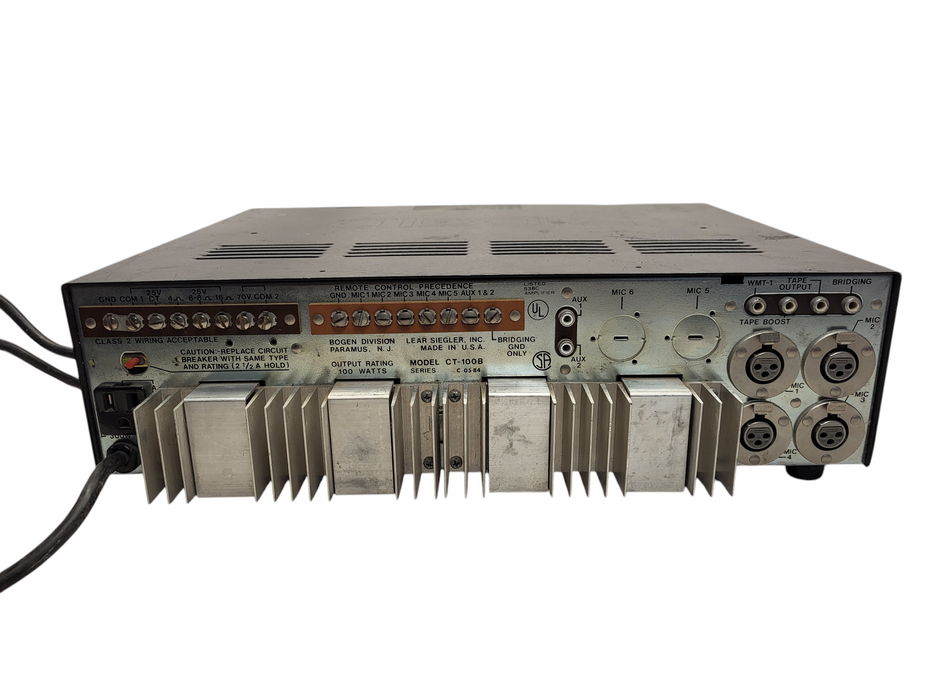 Bogen Communications CT-100B Communication Amplifier $