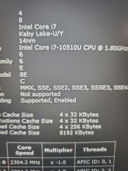 Lenovo ThinkPad E15 i7-10510U 16GB RAM 256GB NVME   Lap200