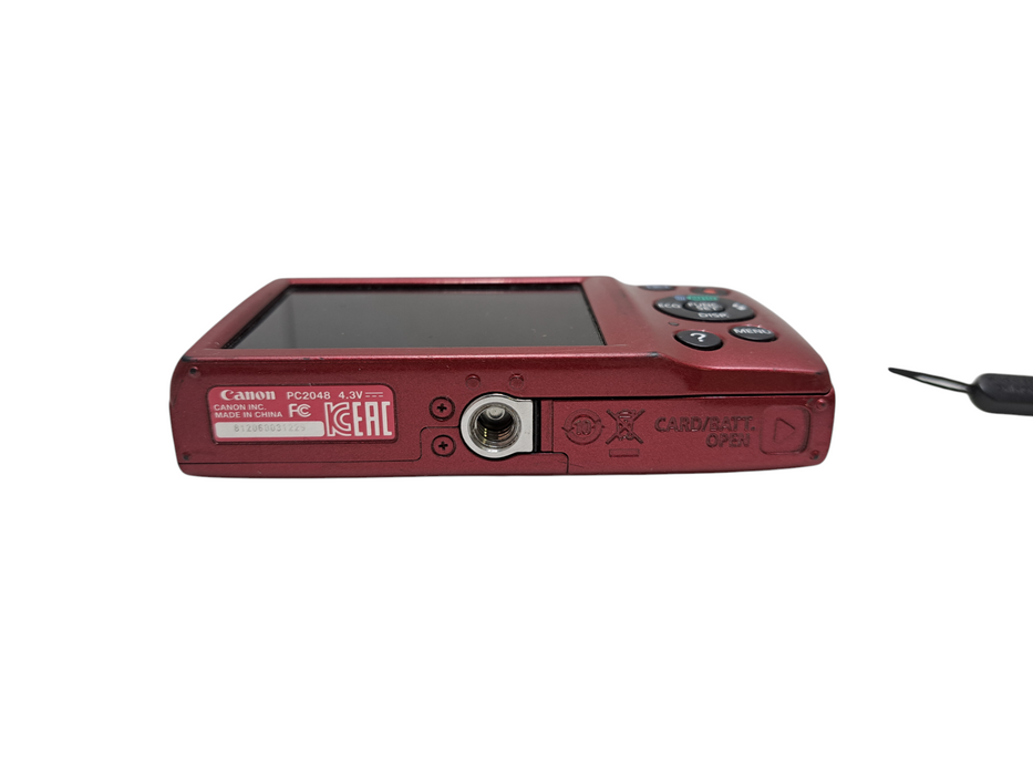 Canon PowerShot ELPH 135 16.0MP Digital Camera Red 8x Optical Zoom *READ* )