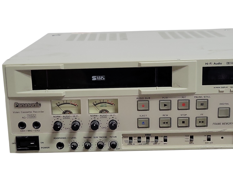 Panasonic AG-7355-P Video cassette Recorder, READ _