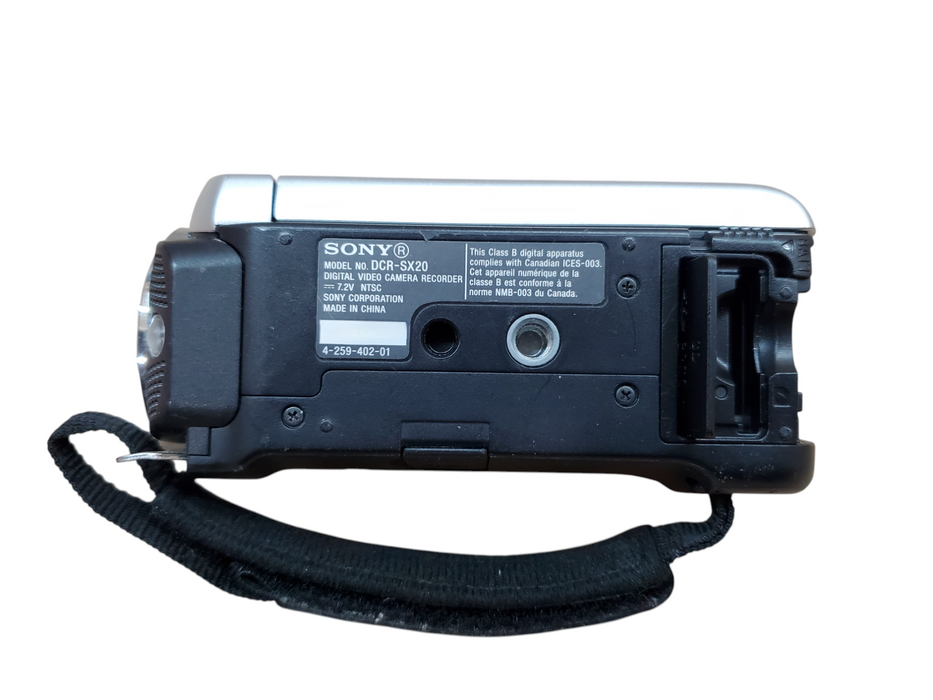 Sony Handycam DCR-SX20 Camcorder - No Battery
