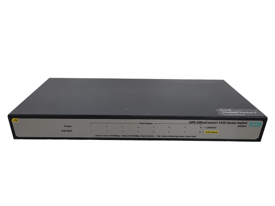 HP OfficeConnect 1420 8G PoE+ (64W) Switch - JH330A !