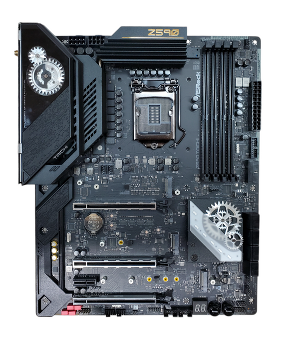 ASROCK Z590 Taichi Motherboard LGA1200 - No CPU/RAM *READ*