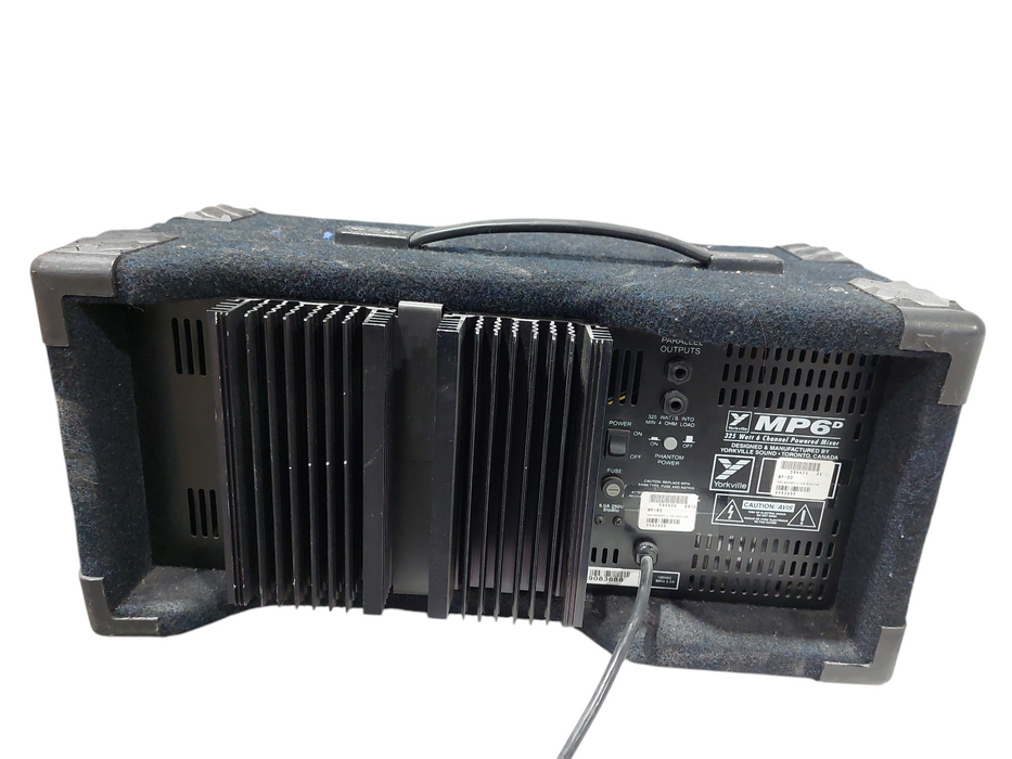 Yorkville MP6D 325 Watt 6 Channel Powered Mixer  =