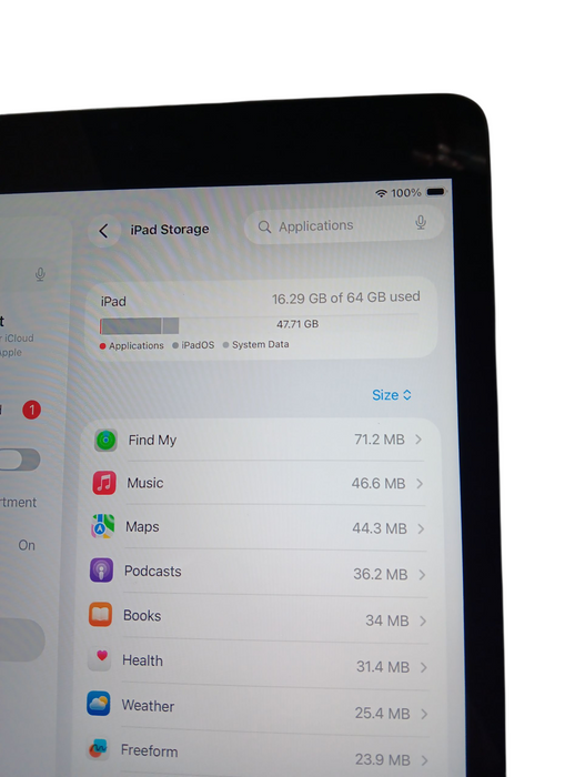 Apple iPad 9th Gen - 64GB - Space Gray [A2602] READ