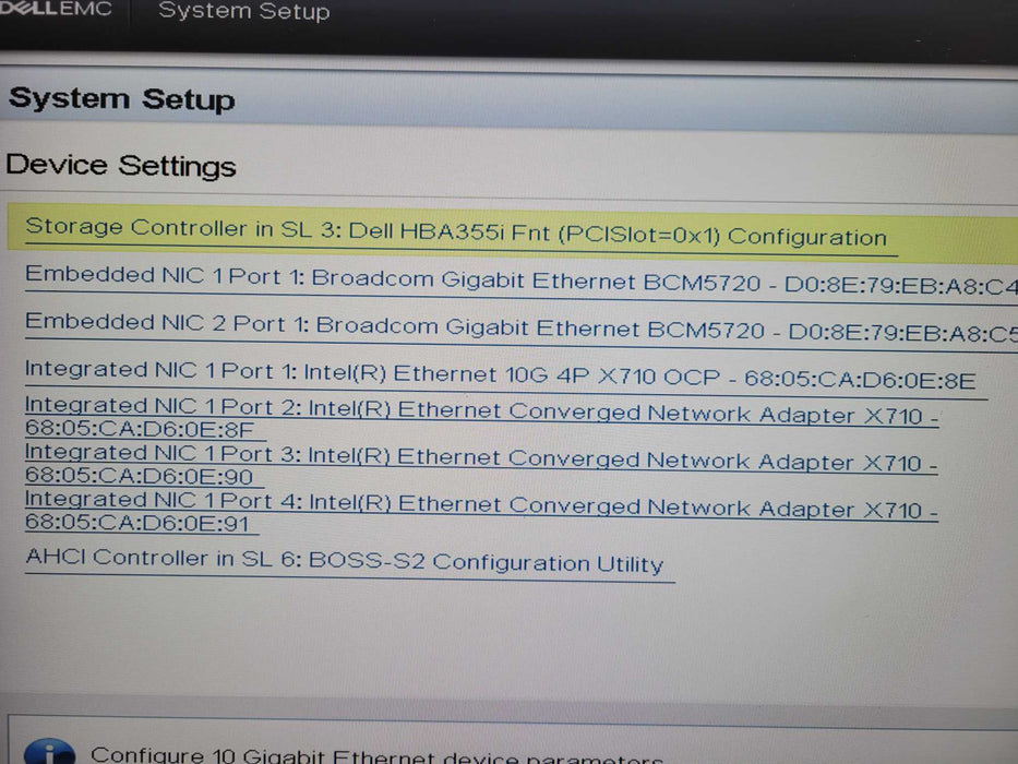 DELL E660F 1U 10x 2.5" XEON Gold 6346 @ 3.10GHz 64GB RAM HBA355i Fnt !