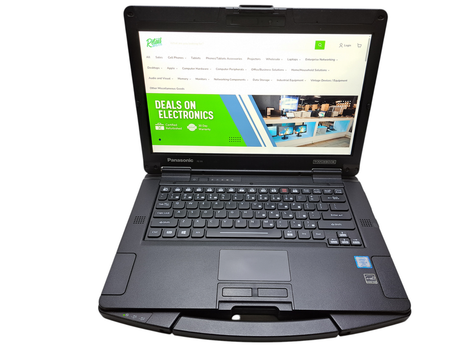 Panasonic Toughbook FZ-55 Touch Intel Core i5-8365U, 16GB, 256GB NVMe, 2150HRs ) Lap200