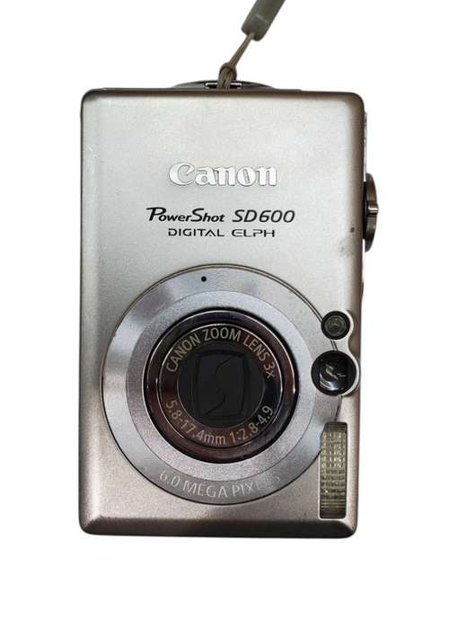 Canon PowerShot SD600 Digital Elph 6.0MP Digital Camera w/ Battery
