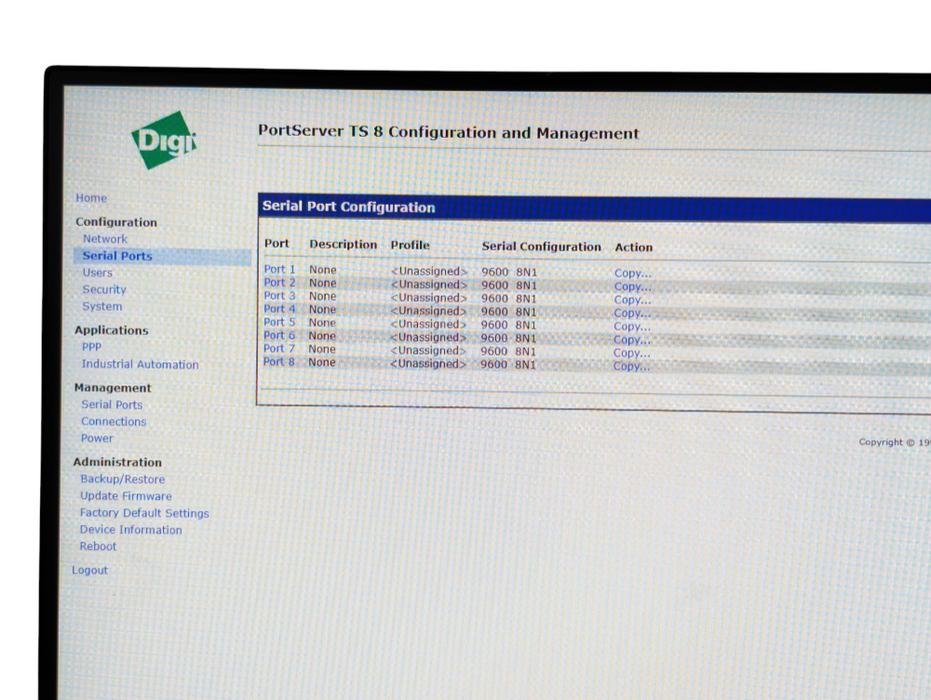 DIGI PortServer TS 8 50001208-01 AG  -