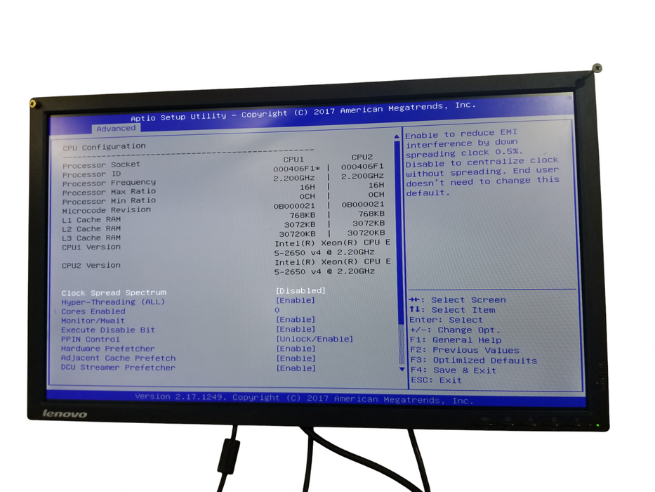 Supermicro X10DRU-i+ 2x Xeon E5-2650v3 2.20GHz, 32GB DDR4 AVAGO 3108 2x750W