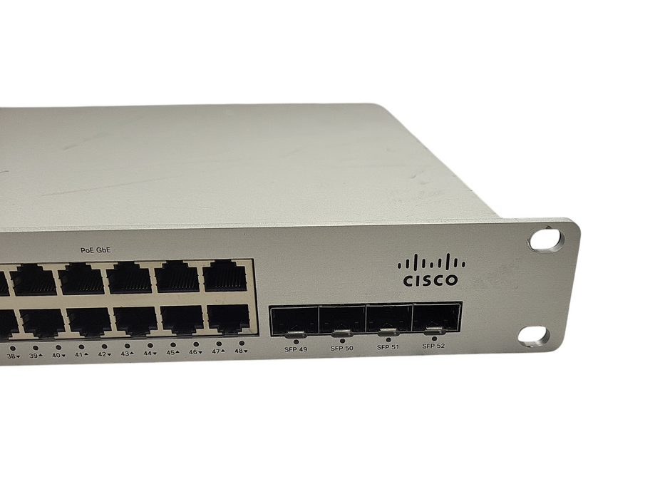 Cisco Meraki MS220-48FP 48-Port Gigabit PoE Cloud Switch UNCLAIMED
