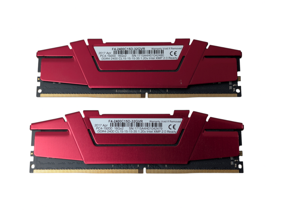 Kit 32GB DDR4 Gaming RAM Memory G.Skill Ripjaws V 2400MHz   -