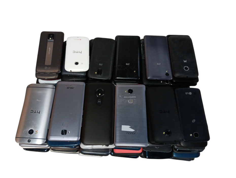 Lot of 120x Mixed Android/Windows Phones [Micro USB / AS-IS]