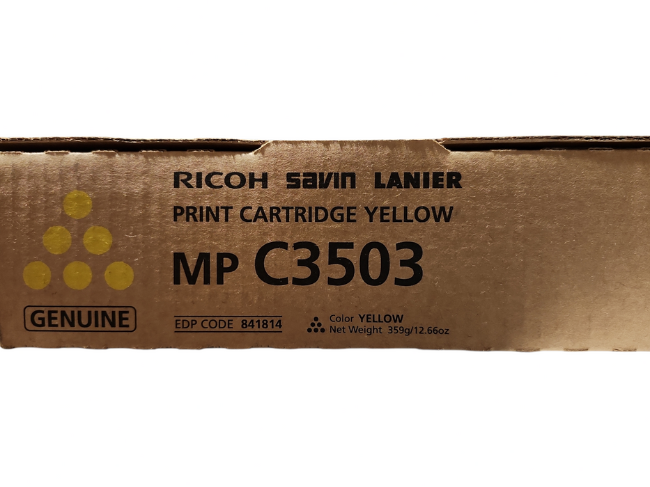 *SEALED* Ricoh MP C3503 Yellow Toner Cartridge, 841814