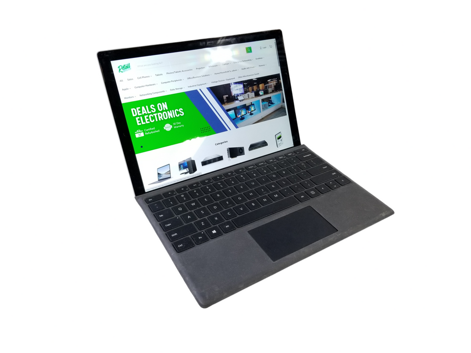 Microsoft Surface Pro 1796 Core m3-7Y30 CPU 4GB RAM 128 SSD - READ  BudLap
