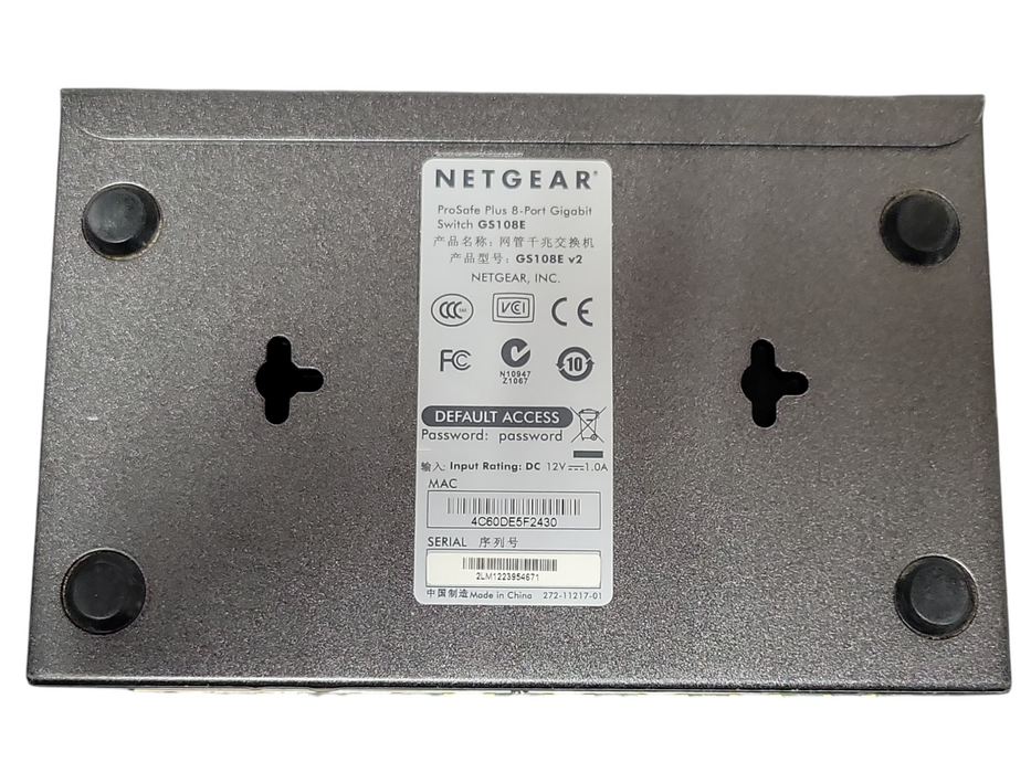 Netgear prosafe 8 port gigabit switch GS108E Q_