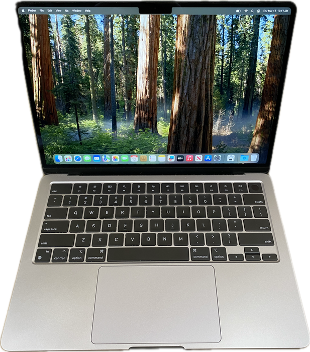 Apple MacBook Air  13 M2 2022 Space Gray 8GB RAM 256GB SSD No Power Adapter