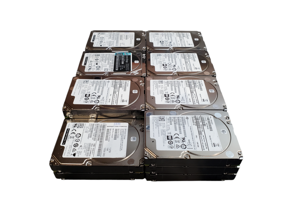 Lot 23x 1.2TB SAS 2.5" 15mm 10k 12Gb/s Enterprise HDD - Assorted Brands