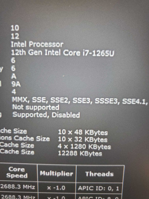 Dell Latitude 7430 Core i7-1265U 16GB RAM 256GB NVME SSD   Lap200