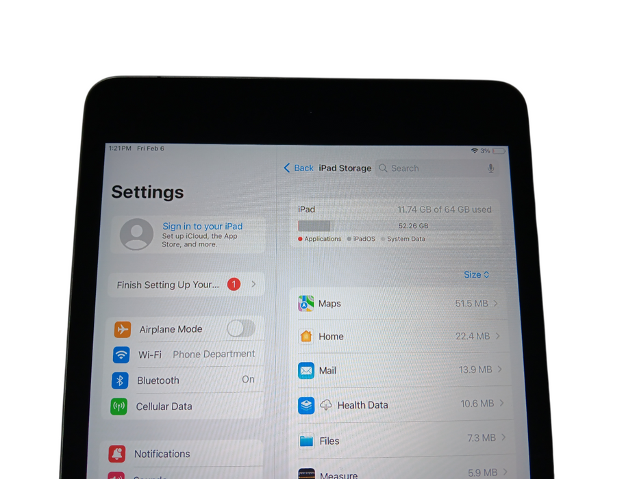 Apple iPad Mini 5th Gen - 64GB - Space Gray [A2126]