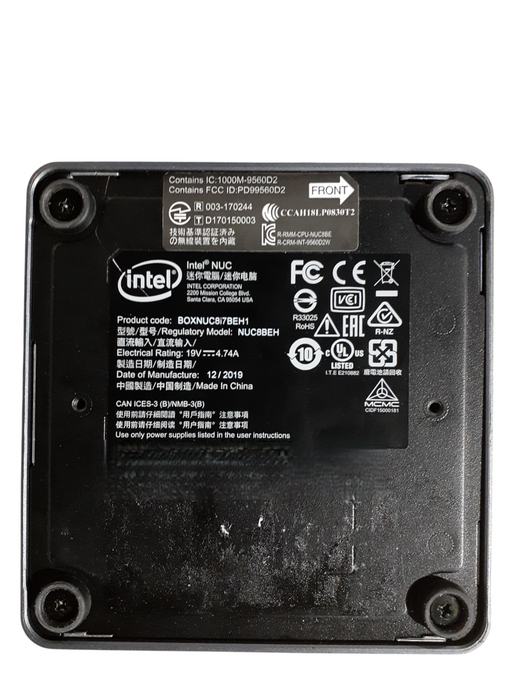 Intel NUC8i7BEH i7-8559U @ 2.70GHz 12GB DDR4  256GB NVMe