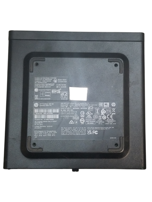 HP ProDesk 400 G6 USFF Core i5-10500T CPU 2.30GHz 8GB RAM - No HDD
