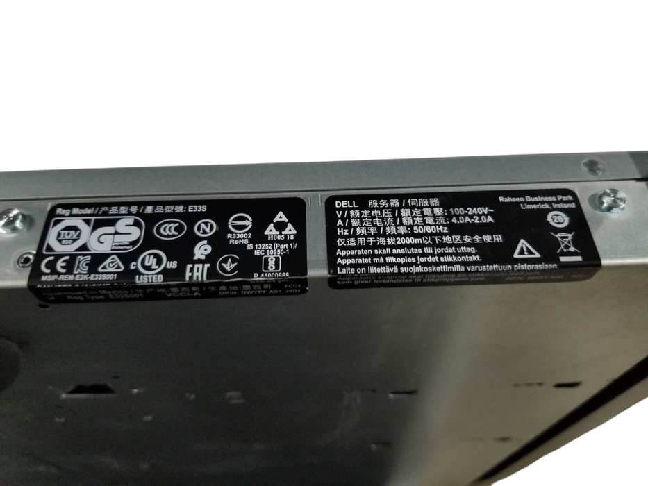 Dell Server E33S 1x Xeon E3-1220 v5 @3.00GHz 8GB RAM DDR4 No Raid / NoHDD