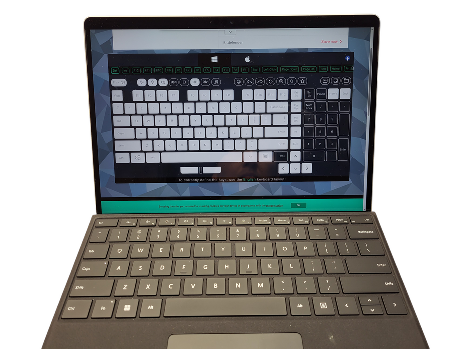 Microsoft Surface Pro 8 | Intel Core i7-1185G7, 16GB DDR4, 256GB SSD Q$ Lap200