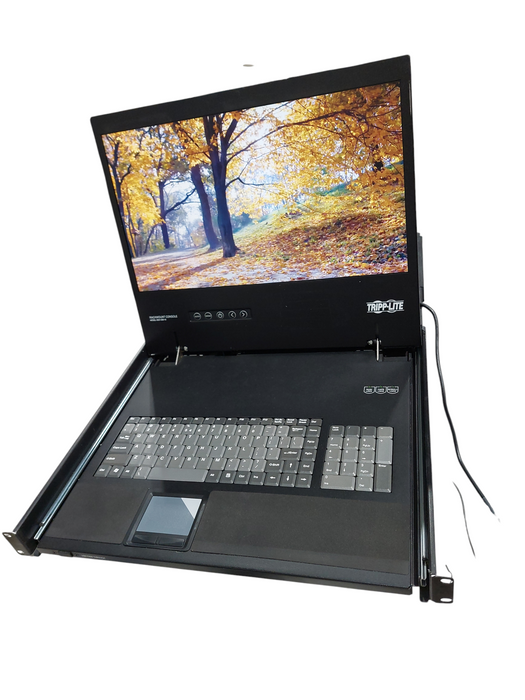 Tripp-Lite Rackmount KVM Console B021-000-19 19" LCD Screen 1U Rack Mount =