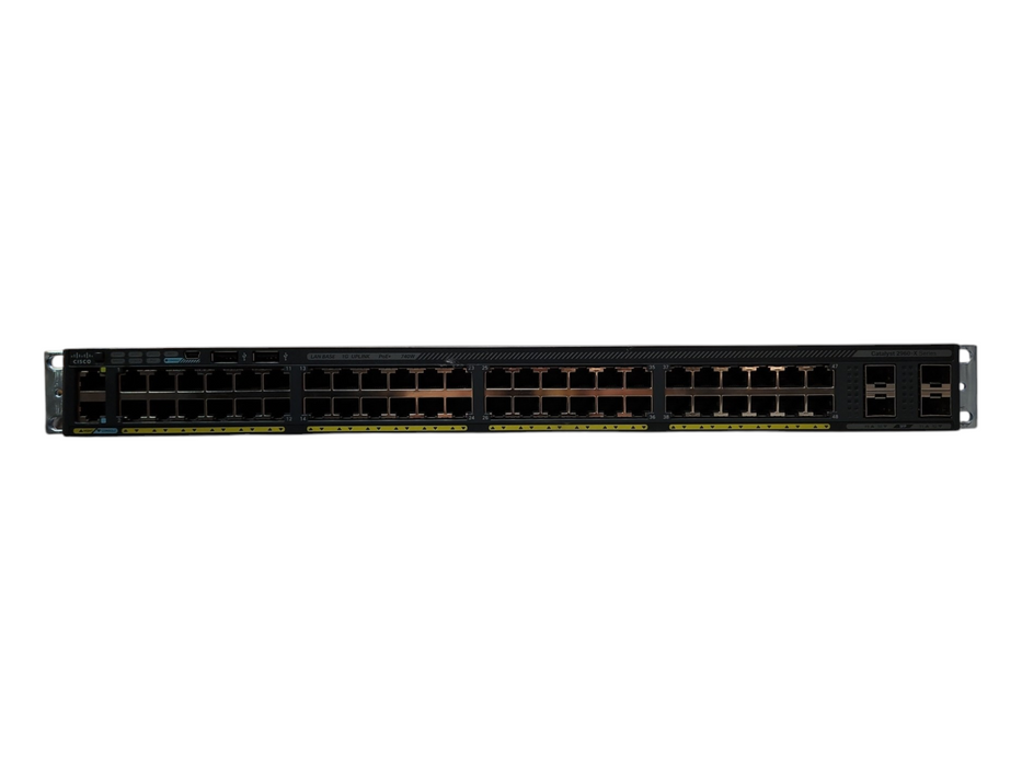 Cisco WS-C2960X-48FPS-L, 48 Port Gigabit PoE+ 740W 4x SFP Switch, + Stack