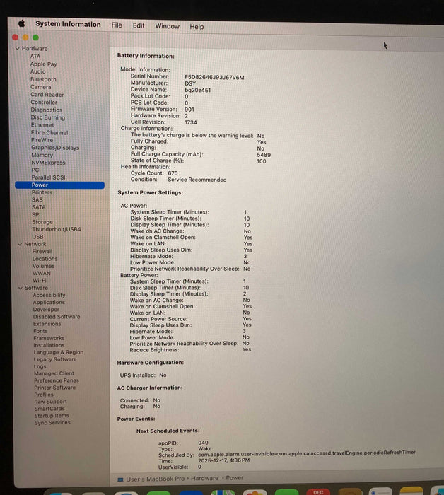 Apple MacBook Pro 15 2018 i7-8750H 32GB RAM 512SSD Radeon Pro 555X READ