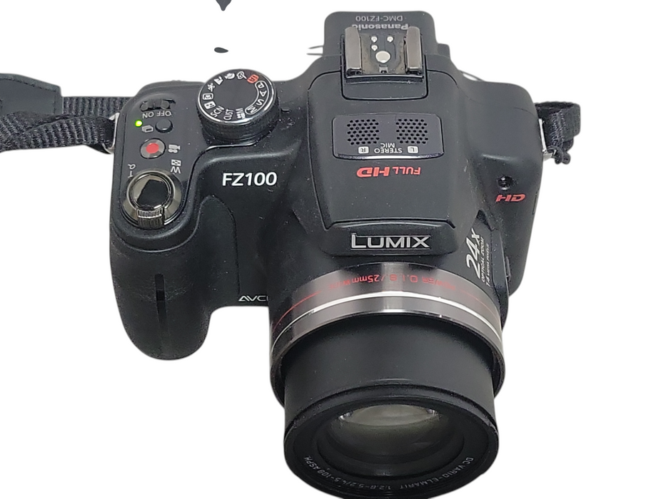 Panasonic Lumix DMC-FZ100 14.1MP 24x Optical Zoom Digital Camera  _