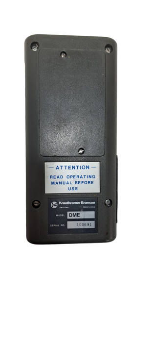 KRAUTKRAMER BRANSON DME ULTRASONIC THICKNESS GAUGE