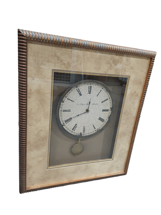 Wall Art Analog Clock Roman Numerial Dialed Face  =