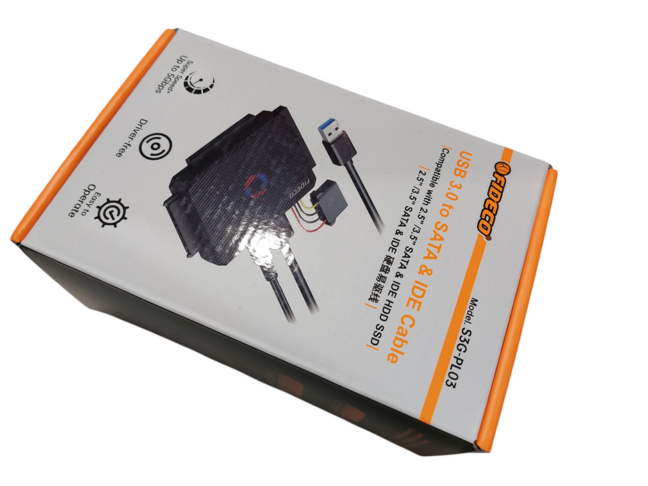 Fideco Model: S3G-PL03  USB 3.0 to SATA & IDE Cable =