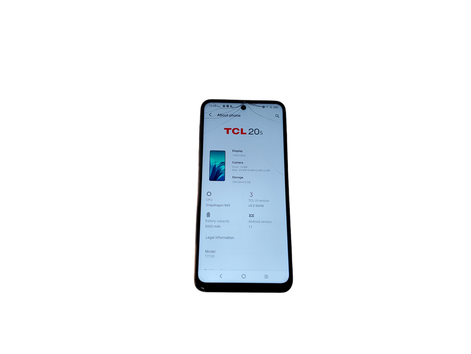 TCL 20S (T7730) 128GB Milky Way Black Unlocked-[READ]